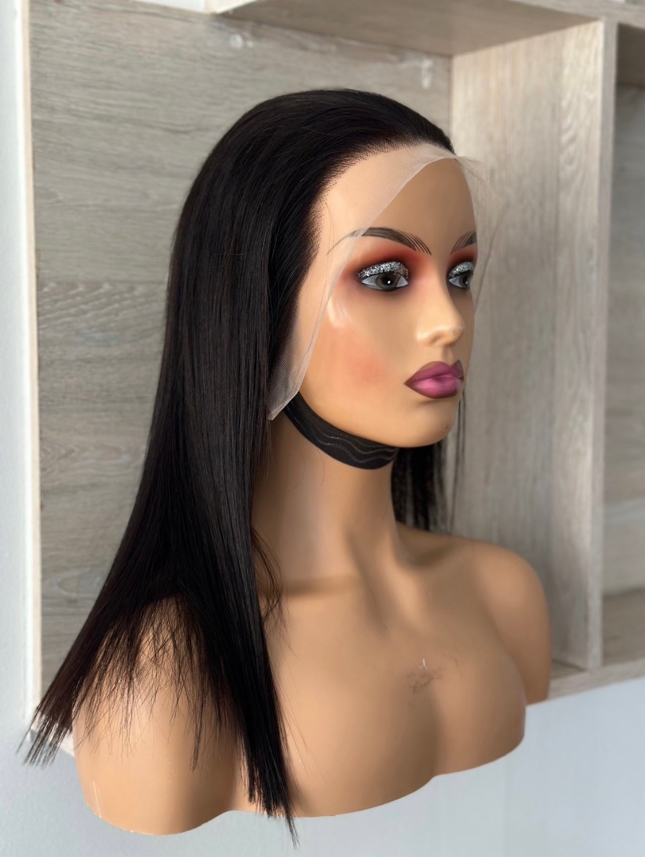 Straight Bob Wig Full frontal 12"